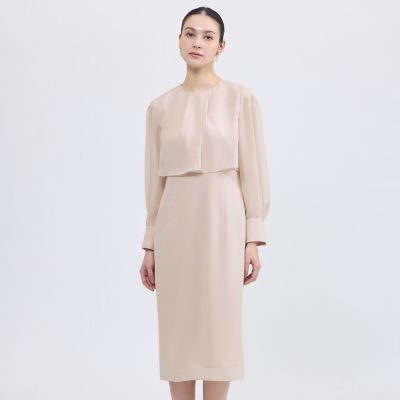＜EPOCA (Women)＞シフォンレイヤードドレス
