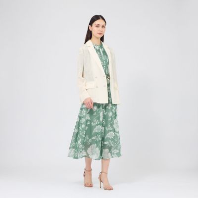 シアーフローラルプリント シャーリングワンピース | EPOCA (Women