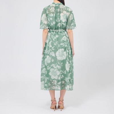シアーフローラルプリント シャーリングワンピース | EPOCA (Women