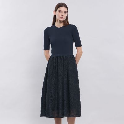 ＜EPOCA (Women)＞【Ｌａ　ｍａｇｌｉａ】　ジャカードコンビニットドレス