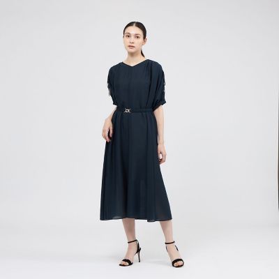 【美品✨】定価70,000円❤️EPOCA（エポカ）✨サイズ40✨ワンピース ライトスパンボイル ギャザーワンピース | EPOCA (Women)/エポカ