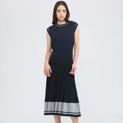 ＜EPOCA (Women)＞コットンボーダー　ニットワンピース