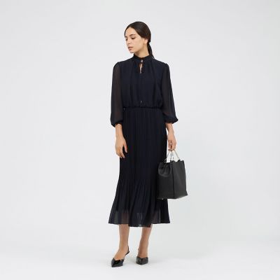 ドライジョーゼット プリーツワンピース | EPOCA (Women)/エポカ