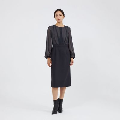 【美品✨】定価70,000円❤️EPOCA（エポカ）✨サイズ40✨ワンピース 24 TWENTY FOUR Noble コンビドレス | EPOCA (Women