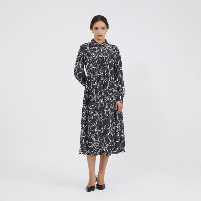 MACHATT フラワープリントシャツドレス callista-5.jpg