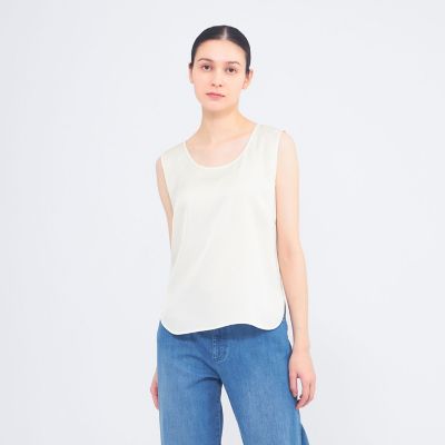 ＜EPOCA (Women)＞バックサテンジョーゼット　タンクトップブラウス