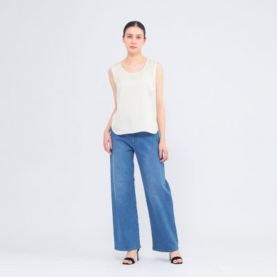 バックサテンジョーゼット タンクトップブラウス | EPOCA (Women