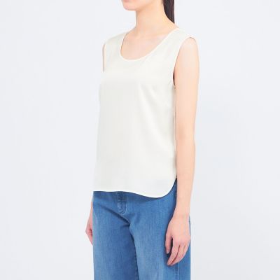 バックサテンジョーゼット タンクトップブラウス | EPOCA (Women