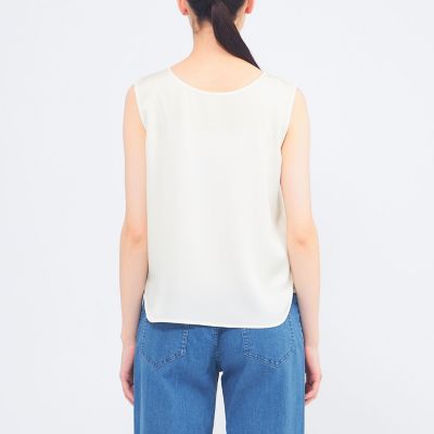 バックサテンジョーゼット タンクトップブラウス | EPOCA (Women