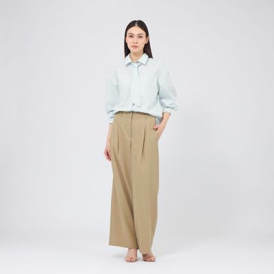 【美品】エポカ-EPOCA BIANCA-ストライプシャツ カラーコットンストライプシャツ | EPOCA (Women)/エポカ | 三越伊勢丹