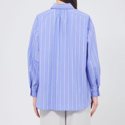 【美品】エポカ-EPOCA BIANCA-ストライプシャツ カラーコットンストライプシャツ | EPOCA (Women)/エポカ | 三越伊勢丹