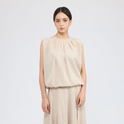 ＜EPOCA (Women)＞ドライウール　ノースリーブブラウス