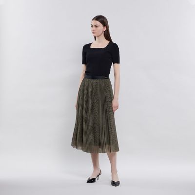 キュプラストレッチ ショートスリーブニットプルオーバー | EPOCA