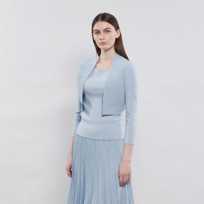 ＜EPOCA (Women)＞【２０２５年春夏モデル】キュプラベーシック　ニットボレロ