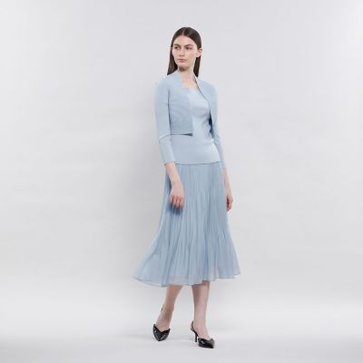 近年【タグ付✨】エポカ キュプラベーシックニットボレロ グレー XL 2025年春夏モデル】キュプラベーシック ニットボレロ | EPOCA