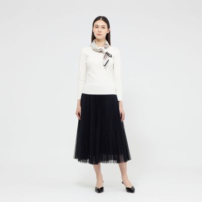 キュプラベーシック ボートネックニットプルオーバー | EPOCA (Women