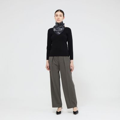 キュプラベーシック ボートネックニットプルオーバー | EPOCA (Women