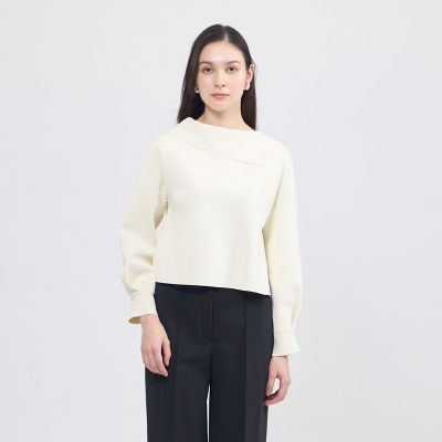 La maglia】 アシンメトリーカラーニット | EPOCA (Women