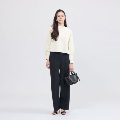 La maglia】 アシンメトリーカラーニット | EPOCA (Women