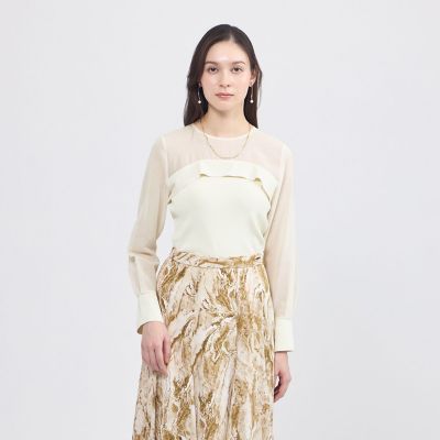 La maglia】 シアーコンビニットプルオーバー | EPOCA (Women