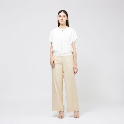 レーヨンストレッチ ジップアップニットカーディガン | EPOCA (Women