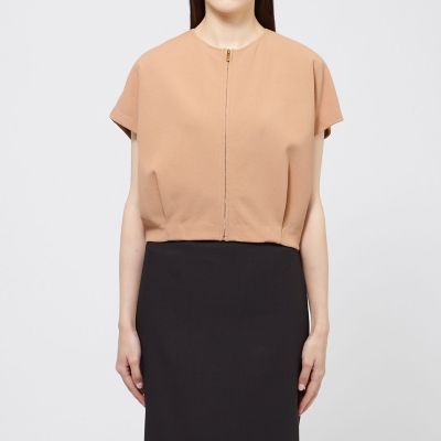 レーヨンストレッチ ジップアップニットカーディガン | EPOCA (Women