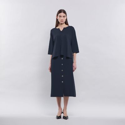 La maglia】 キーネックニットプルオーバー | EPOCA (Women