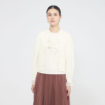 かご鹿新品エポカカーディガン レースニット カーディガン | EPOCA (Women)/エポカ | 三越伊勢丹