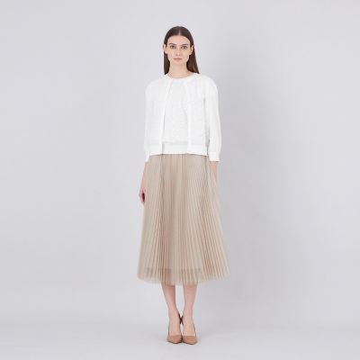 【新品・未使用】EPOCA エポカ　リバーレースコンビ フレンチスリーブニット リバーレースコンビ フレンチスリーブニット | EPOCA (Women)/エポカ