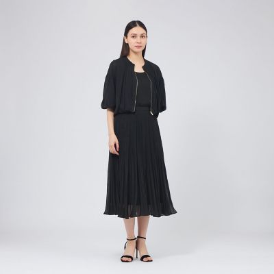 極美品✨️￥6.9万　23SS　エポカシャンブレータフタ ショートブルゾン　紺 極美品✨️￥6.9万 23SS エポカシャンブレータフタ ショートブルゾン