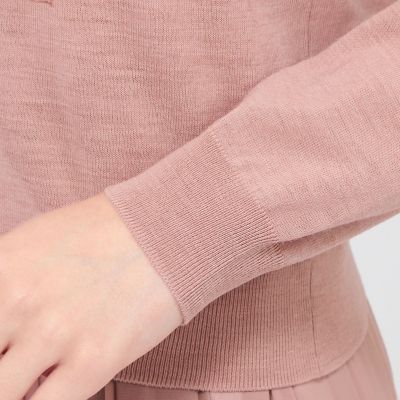 フラワーモチーフニット クルーネックプルオーバー | EPOCA (Women
