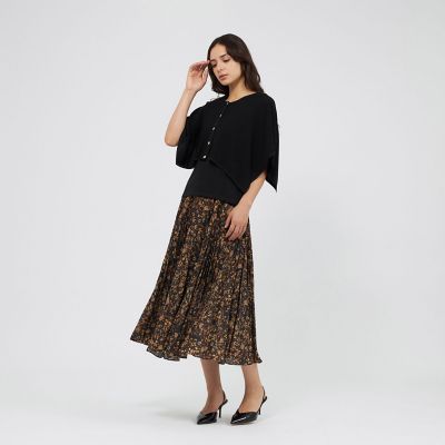 ドライストレッチ レイヤードケープニットプルオーバー | EPOCA (Women