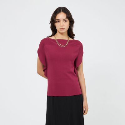 ＜EPOCA (Women)＞ドライストレッチ　ニットプルオーバー