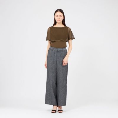 メッシュレイヤードニット 2WAYプルオーバー | EPOCA (Women