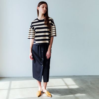 エポカ　コットンボーダー ニットプルオーバー コットンボーダー ニットプルオーバー | EPOCA (Women)/エポカ | 三越