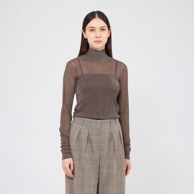 フラワーモチーフニット クルーネックプルオーバー | EPOCA (Women