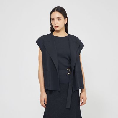 ＜EPOCA (Women)＞【ＶＥＲＹ　ＮａＶＹ２０２５年６月号掲載】Ｌａ　ｍａｇｌｉａ　ｅｓｔａｔｅ　ニットジレ