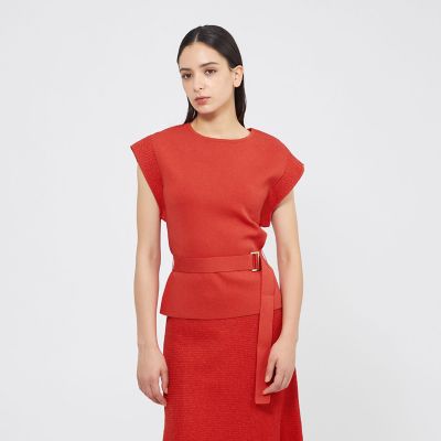 ＜EPOCA (Women)＞【ＶＥＲＹ　ＮａＶＹ２０２５年６月号掲載】Ｌａ　ｍａｇｌｉａ　ｅｓｔａｔｅ　フレンチスリーブニット