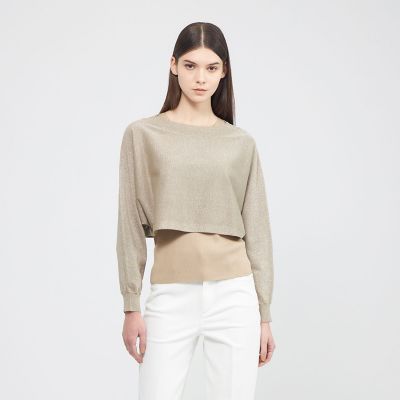 ＜EPOCA (Women)＞ラメレイヤードニット
