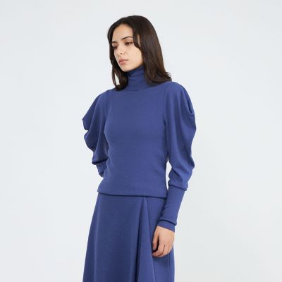 La maglia due】 タートルリブニットプルオーバー | EPOCA