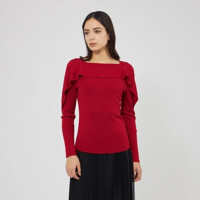 ドレープショルダーニット プルオーバー | EPOCA (Women)/エポカ