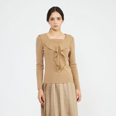 ドレープカラーニット プルオーバー | EPOCA (Women)/エポカ | 三越