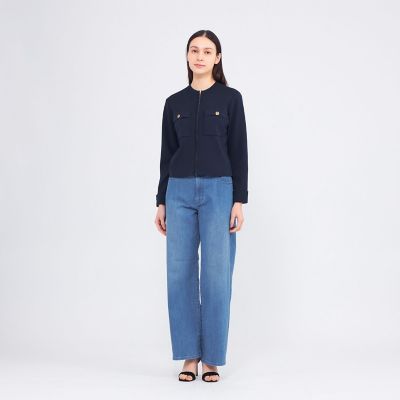WEB＆一部店舗限定】ジップアップニットブルゾン | EPOCA (Women