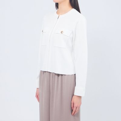 WEB＆一部店舗限定】ジップアップニットブルゾン | EPOCA (Women