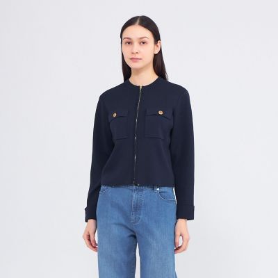 WEB＆一部店舗限定】ジップアップニットブルゾン | EPOCA (Women