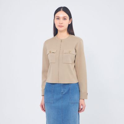 WEB＆一部店舗限定】ジップアップニットブルゾン | EPOCA (Women