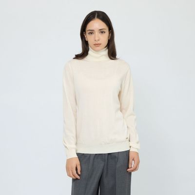 ＜EPOCA (Women)＞ウォッシャブルウール　タートルネックニット
