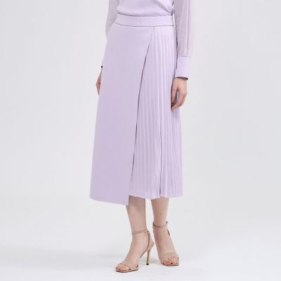 ＜EPOCA (Women)＞【Ｌａ　ｍａｇｌｉａ】　プリーツコンビ　ニットスカート