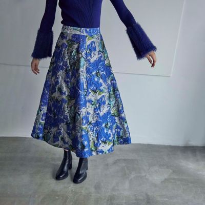 ＜EPOCA (Women)＞フィオーレジャカード　フレアスカート