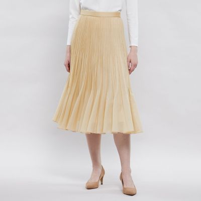 ＜EPOCA (Women)＞シアークロス　プリーツスカート
